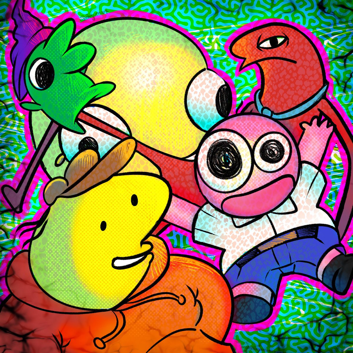 These lil guys #Smilingfriends #adultswim