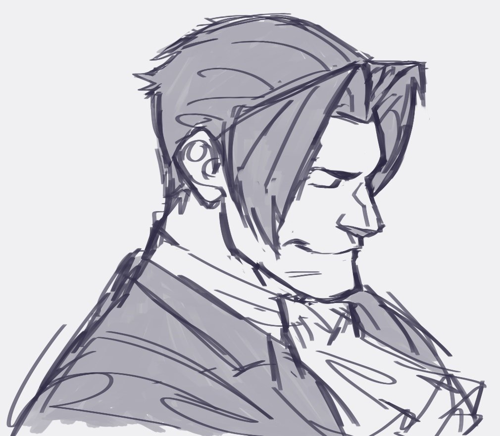 nukednick's tweet photo. oh no whats this? my old edgeworth stuff https://t.co/oDqcqpedtt