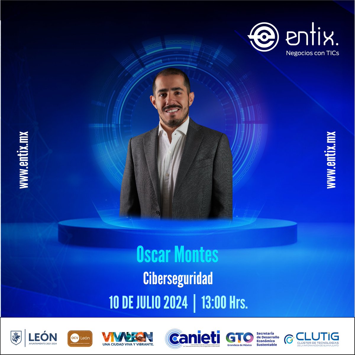 EntixNegocios's tweet photo. ¡No te pierdas el primer día de conferencias en #ENTIX2024! Contaremos con la participación de cuatro líderes de la industria que compartirán su experiencia y conocimientos.🙋♂️
📆Del 10 al 12 de julio en el Hotel Hotsson León
👉Registro sin costo: https://t.co/WwvsGERoJq
#ENTIX https://t.co/uSADvu7Cvw