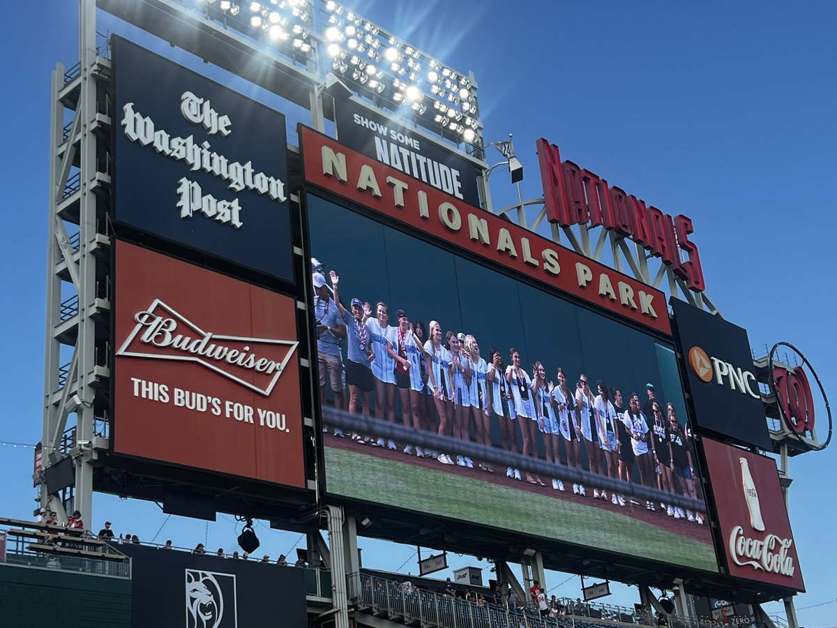 shsgirlssb's tweet photo. Thank you @Nationals for hosting us on #ChampionsDay and #ArmedServicesDay. It’s fun to celebrate our season together!
@WarriorResults @shs_warrior @WashPostHS @OlneyNews @TheMoCoShow https://t.co/KgqnyAwi09