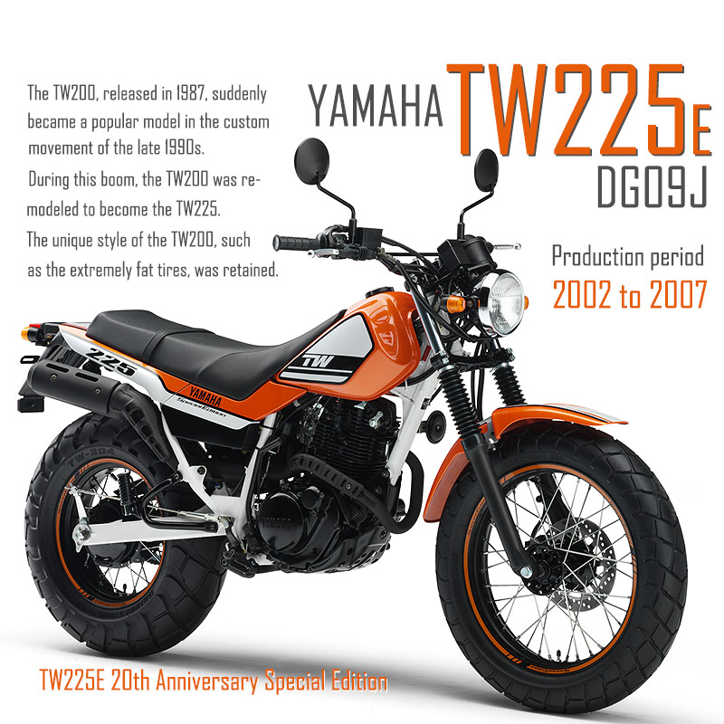 YAMAHA YAMAHA tw225 20th anniversary TW225 20thアニバーサリーモデル