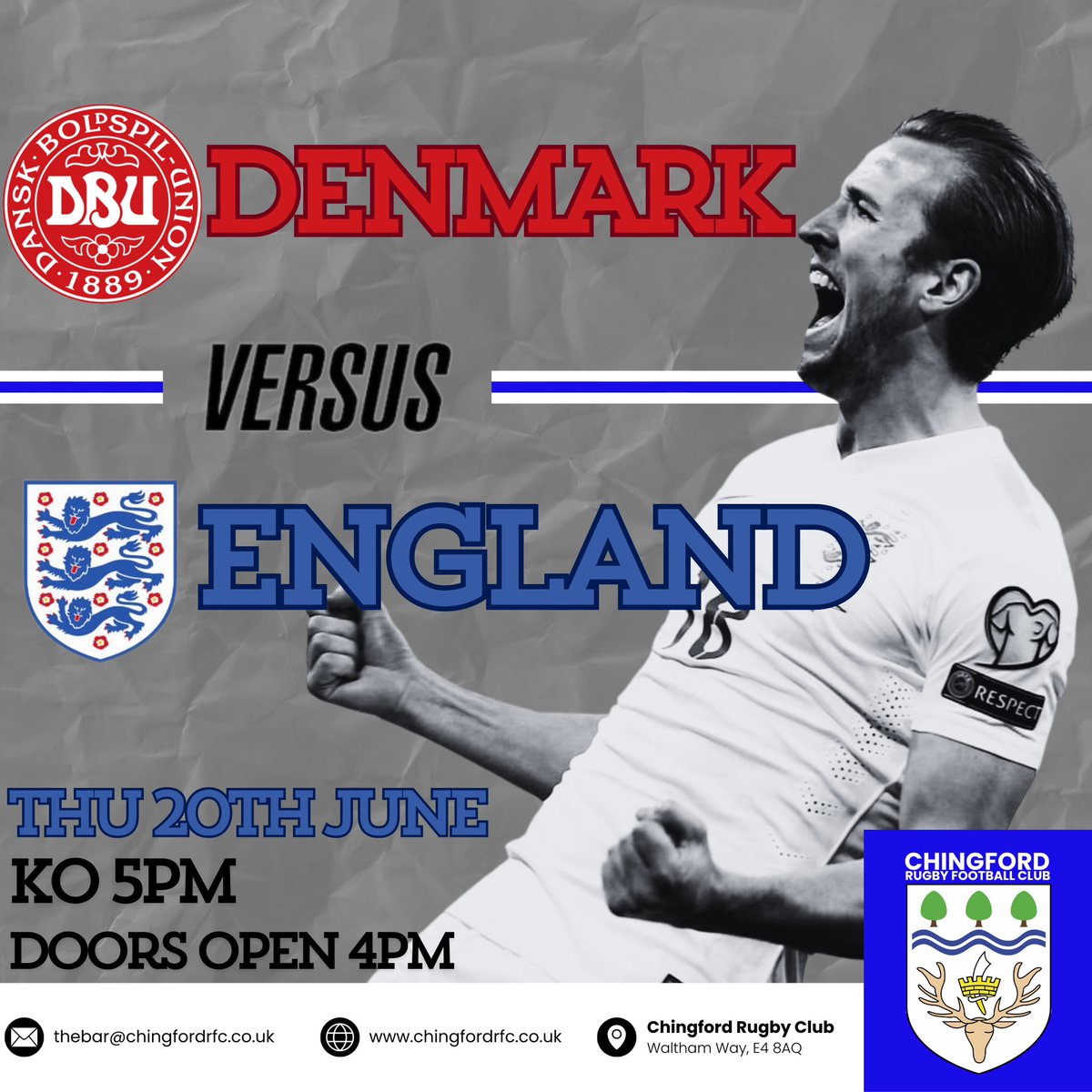 Come and watch Englands 2nd group game.