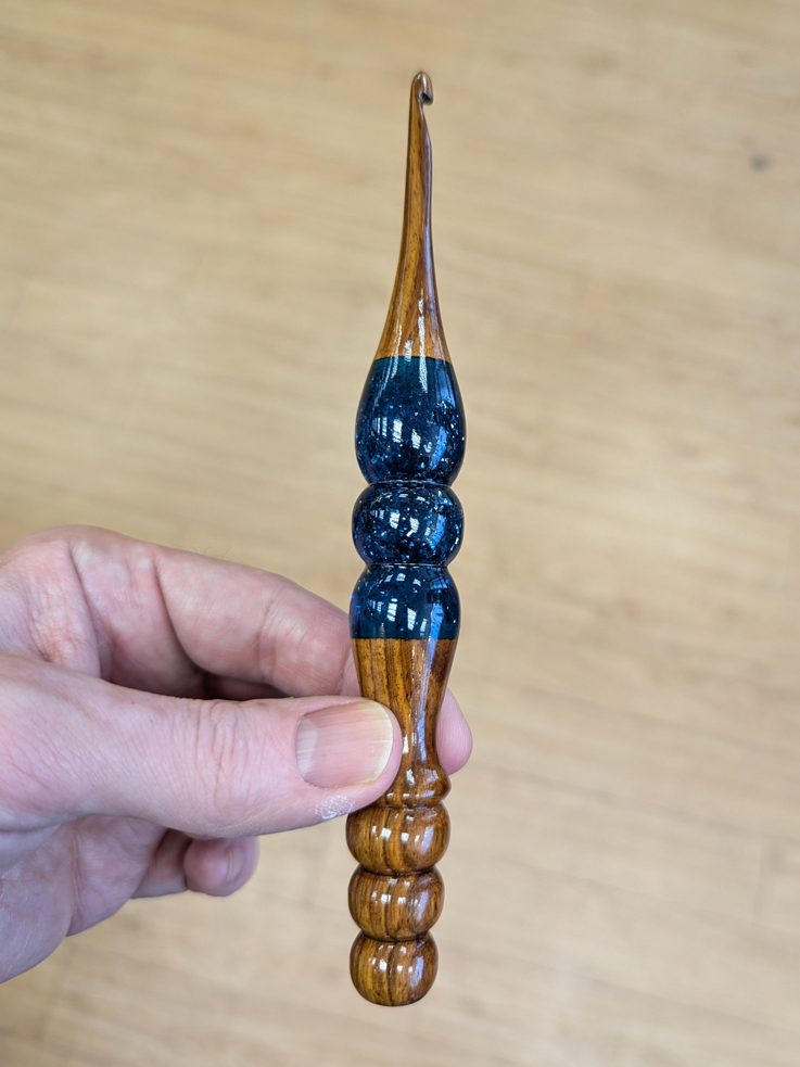 We've got some new crochet hooks in various sizes made from lovely Indian Rosewood. Great for seasoned crochetiers or beginners. Karen has made this example (from a <a href="/cottonpod/">Masahiro Otsuka</a> pattern).

#crochet #crochethooks #crochetier #crochetlove #crochetaddict #crochetlife #indianrosewood