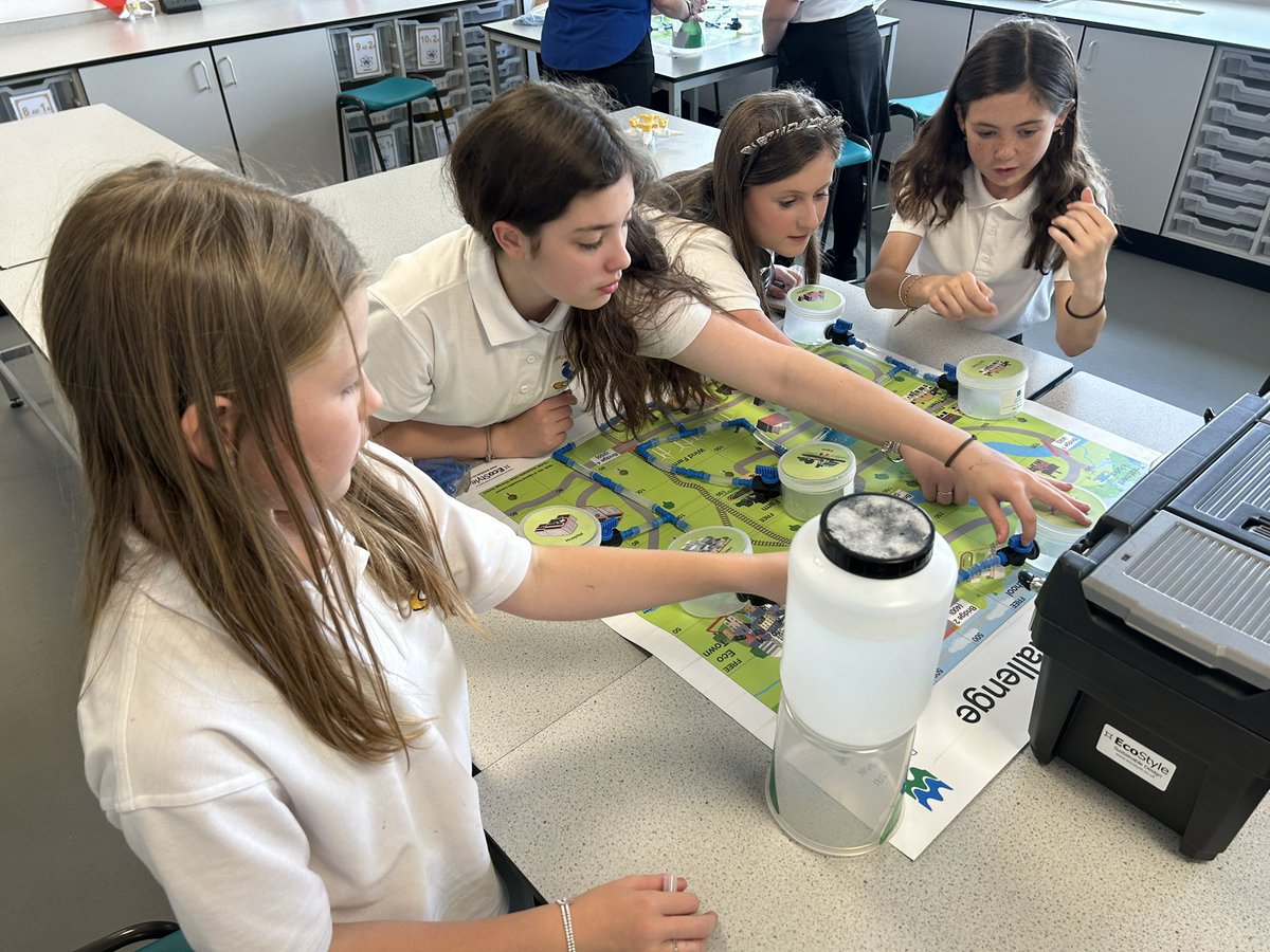 Year 7 classes have enjoyed developing skills in problem solving, collaboration and numeracy in science lessons delivered by Welsh water. The learners had great fun building model water systems. 
Thank you Mr Smith for organising and to <a href="/DwrCymru/">Welsh Water</a> for delivering the lessons.