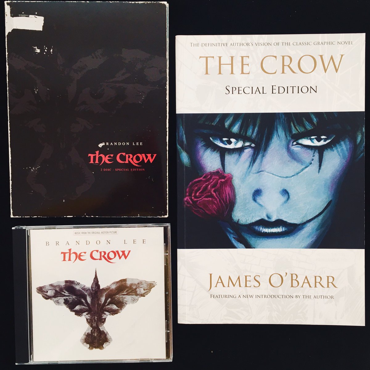 Everything you really need to enjoy James O’Barr’s classic story. #thecrow #thecrowmovie #crow #crowmovie