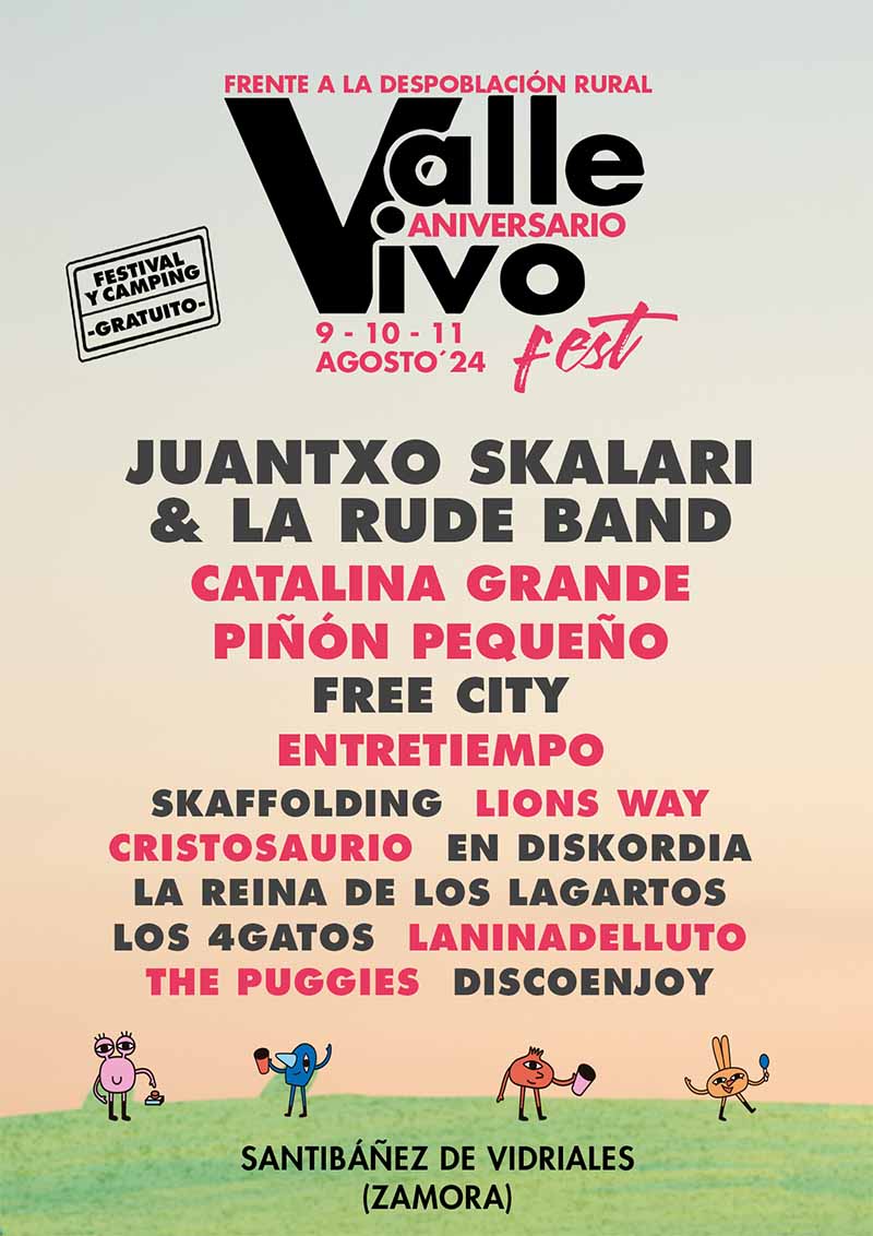 El ‘Valle Vivo Fest’ celebra cinco años de cultura y vida en Santibáñez de Vidriales. Se celebrará los días 9, 10 y 11 de agosto
<a href="/ValleVivoFest/">Valle Vivo Fest 2023</a> 
zamora3punto0.com/el-valle-vivo-… a través de <a href="/Zamora3punto0/">Zamora 3.0</a>