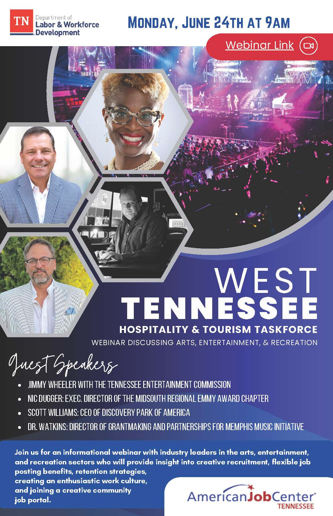 TN Dept of Labor &amp; Workforce on X: &ldquo;Arts, Entertainment, and 