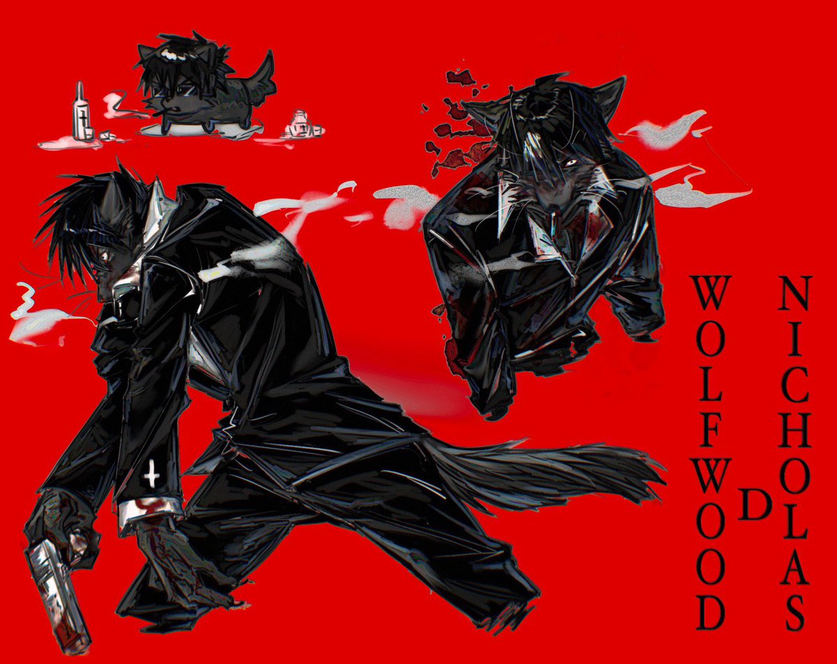 TIGERIED's tweet image. #Trigun #Wolfwood