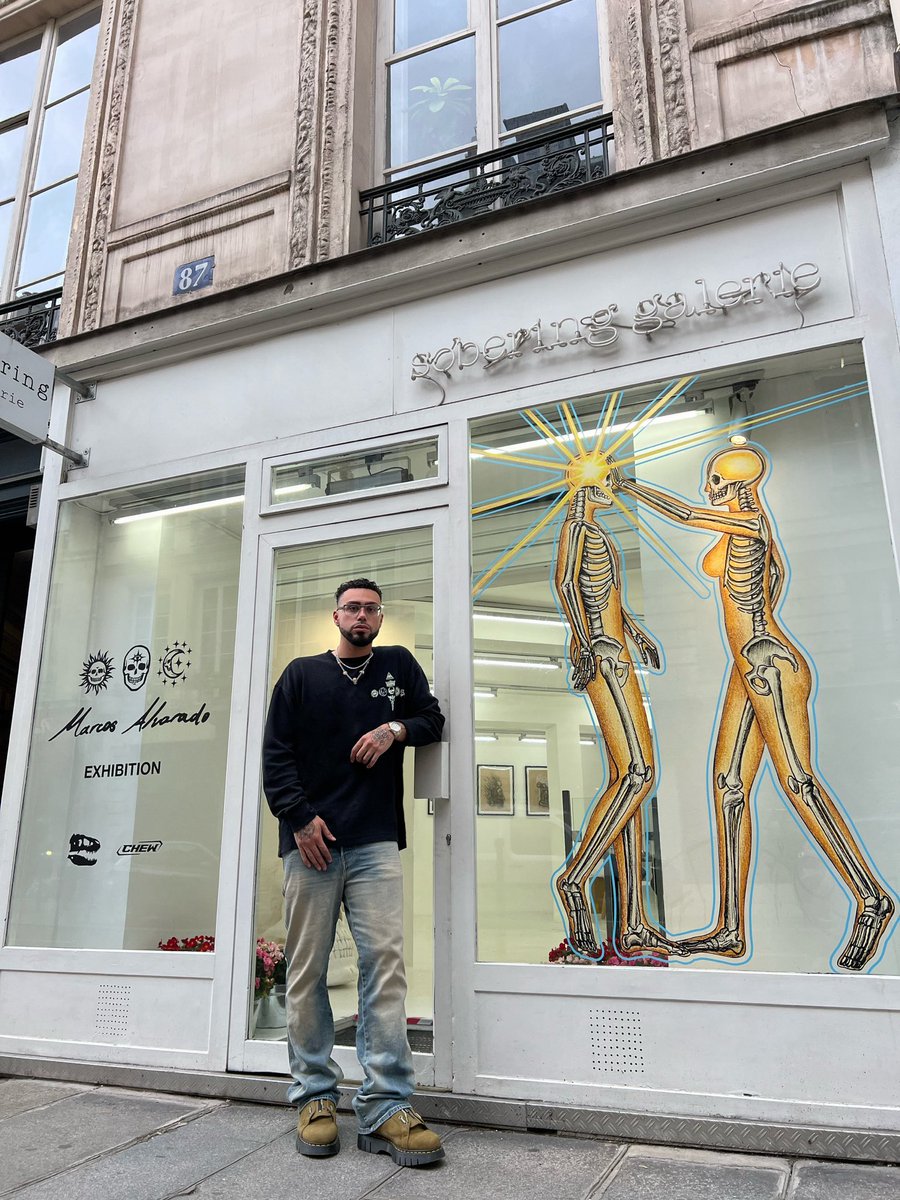 marcosalvarado_'s tweet image. My first time outside of the country & it’s because I have a solo exhibition in Paris 🇫🇷