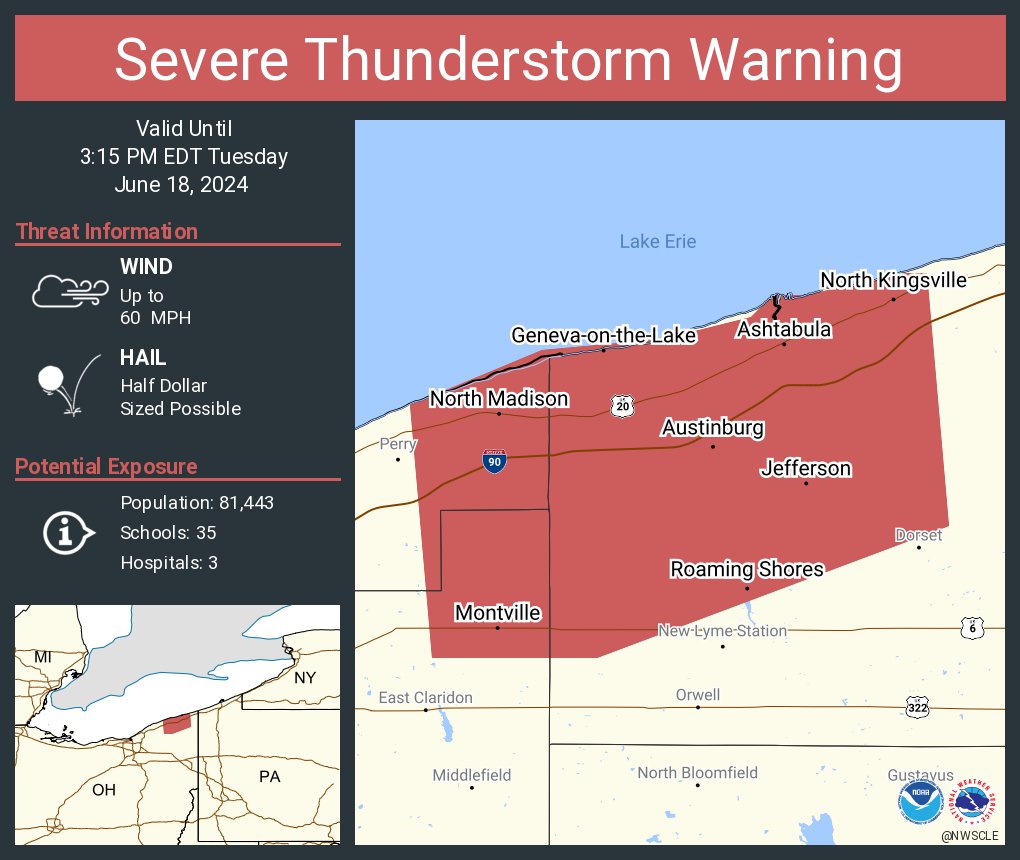 NWS Cleveland tweet media