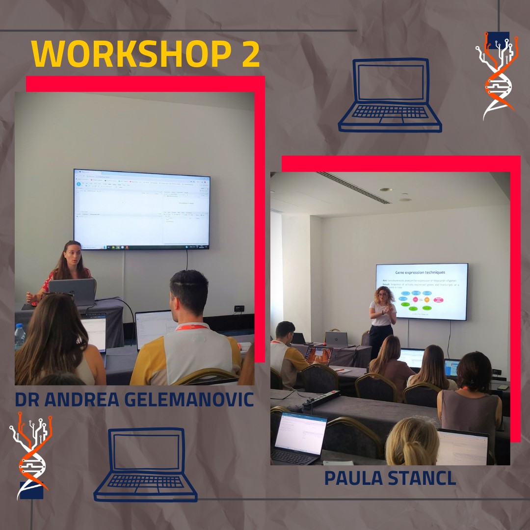 Our 2nd hands-on workshop “How to Analyze and Interpret RNA-seq Data“ was delivered by Dr Andrea Gelemanovic, a postdoctoral researcher at the Mediterranean Institute for Life Sciences, Split, Croatia and Paula Stancl, a PhD student at the University of Zagreb, Faculty of Science