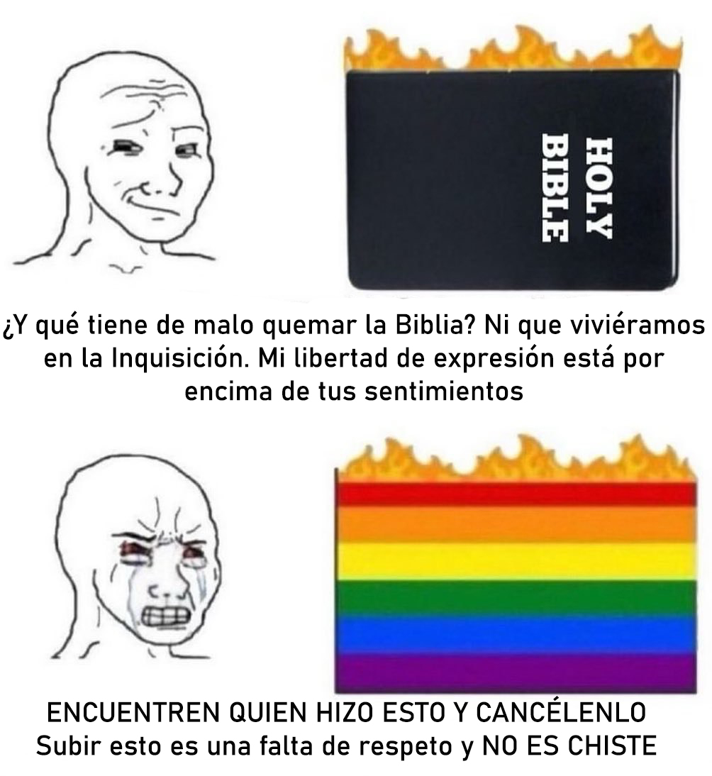 No es lo que te metes por el culo... es la doble moral.