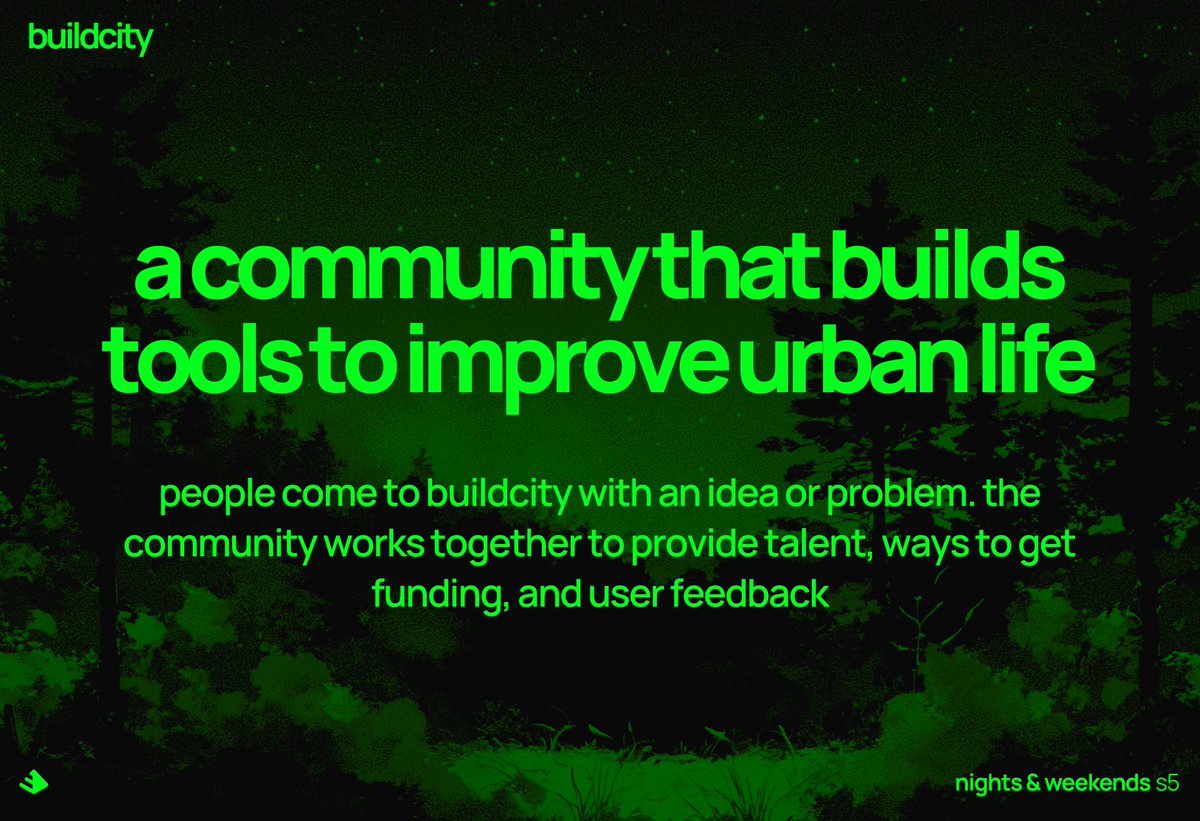 we're identifying common problems found in urban life.

maybe your city isn't switching to renewable energy

or 

people in your city are way too stressed 

or 

the infrastructure sucks

or

people are super disconnected

we want to help you mold tools that can address these