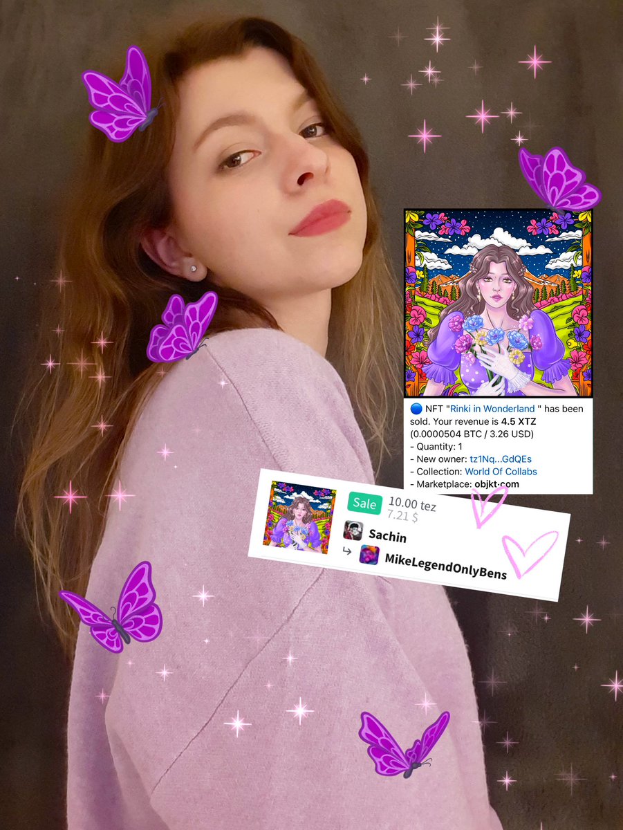 rinkahikart's tweet photo. 🧚🏻‍♀️SOLD🧚🏻‍♀️

Awww thank you so much lovely Miiike @LegendOnlyBens 🤗🥰 for supporting our collab with dear @livingarts_eth 🥹🫶💜
We’re happy to see you in our magical world where all dreams come true and everything is possible🧚🏻‍♀️✨

💜Have a wonderful time and enjoy the fairytale💜 https://t.co/YtArfxfyne
