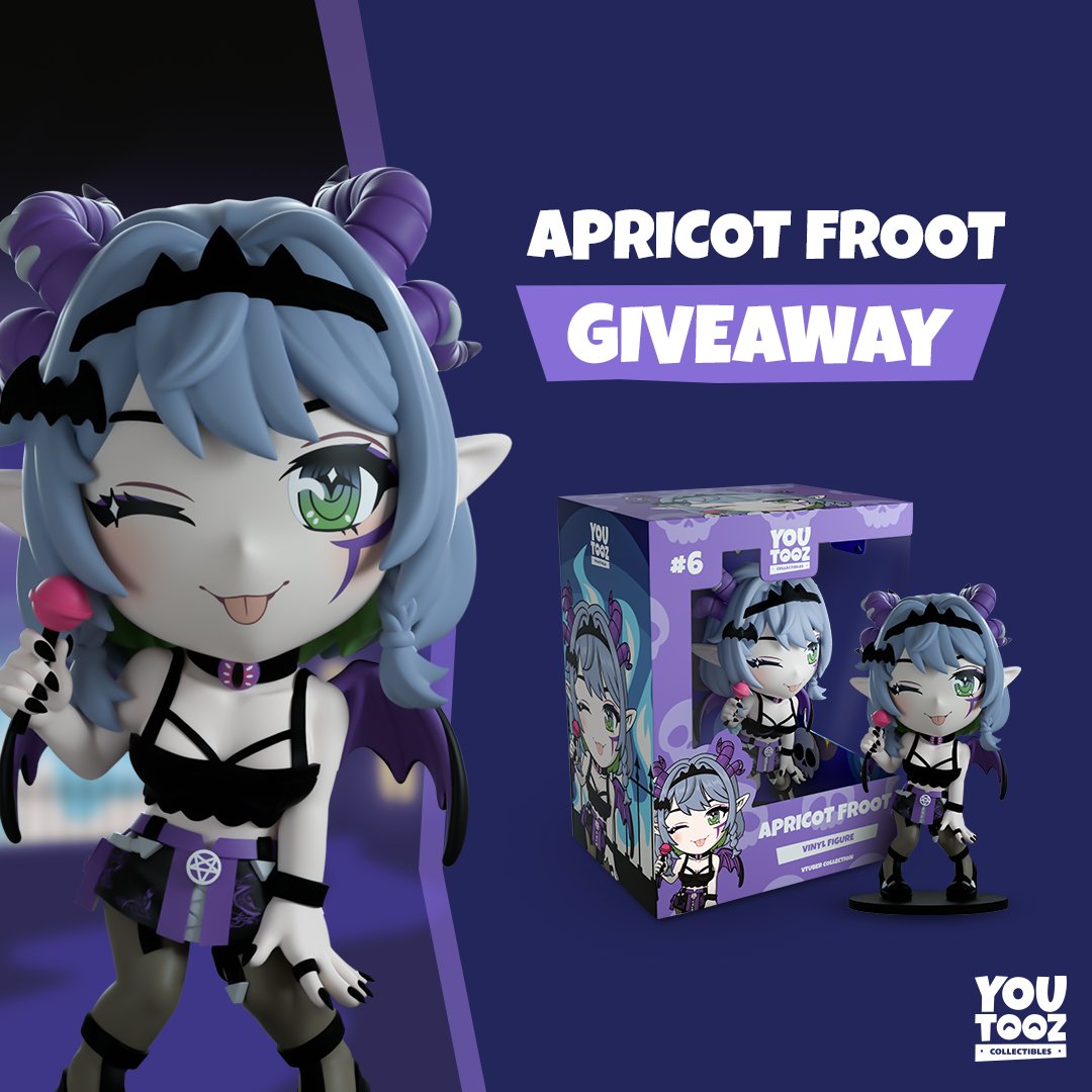 ERM, DO YOU WANT A MINI-ME FOR FREE ⁉️💀

I have 3 to giveaway! To enter👇
◆ FOLLOW <a href="/youtooz/">youtooz</a> <a href="/LichVtuber/">Froot💀VSHOJO</a> 
◆ LIKE
◆ RETWEET

Winners will be announced on launch day JUNE 21st ‼️