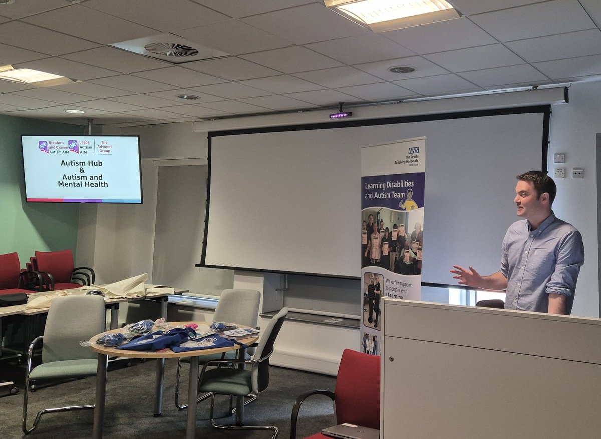 Happy #AutisticPride! 

Thanks to Owen <a href="/leedsautismAIM/">Leeds Autism AIM</a> for speaking to our #StaffChampions today about Autism, Mental Health and Support in Leeds 🌟