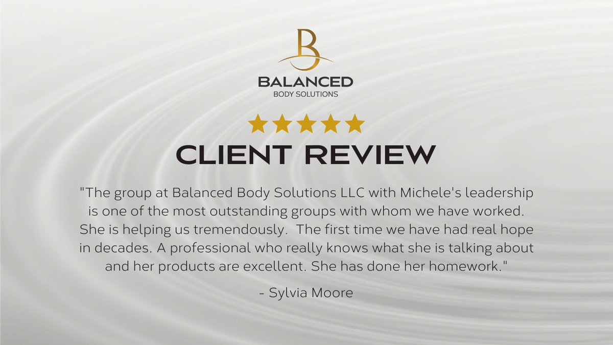 🌟✨ Thrilled beyond words to share a 5-star review! 🎉 Big shoutout to all our amazing clients for your support and trust. To learn more about all of the services we provide, click here: balancedbodysolutions.net/services. 🙌 #Grateful #CustomerLove #5StarReview