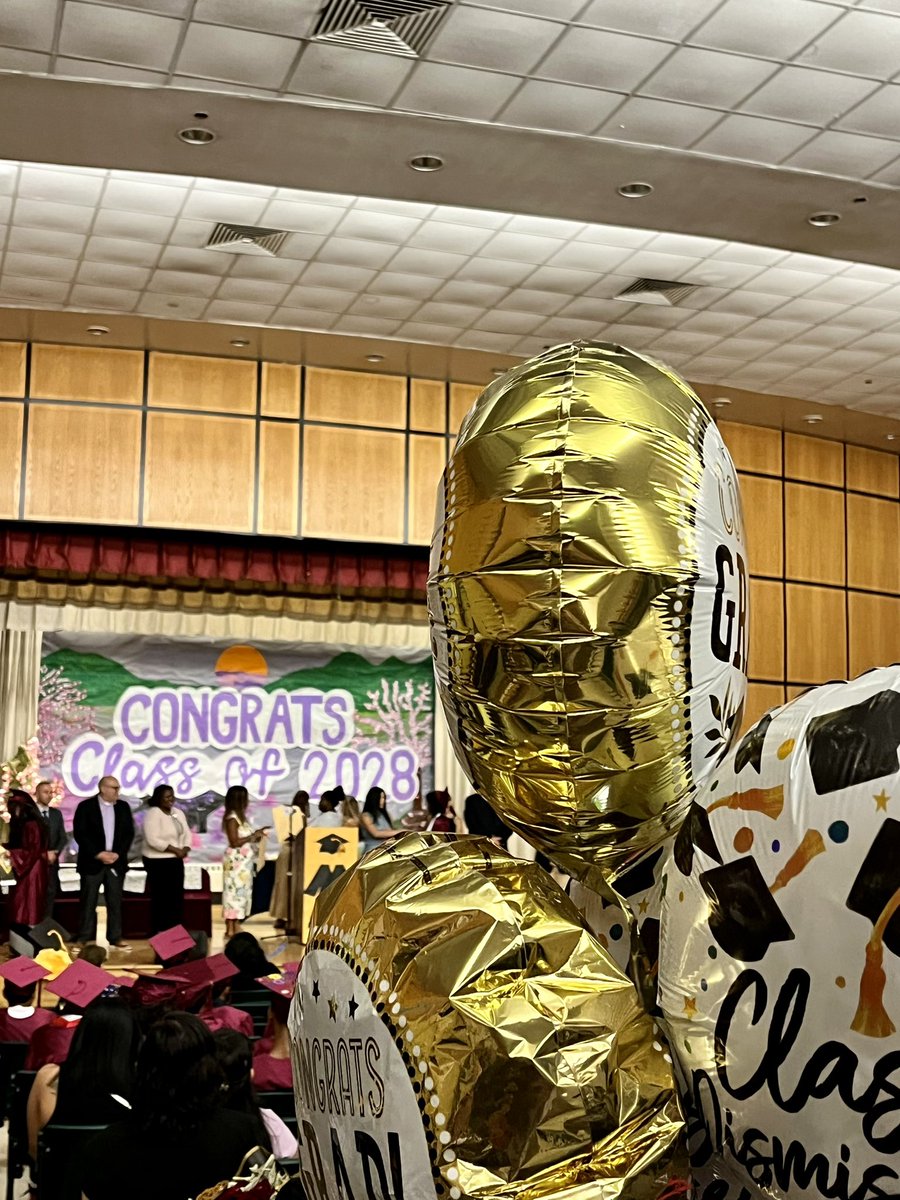 All Bells and Whistles for our Seniors moving up to High School!   Huge turnout at our 8th grade Moving up Ceremony to celebrate the accomplishments of our students! Congratulations!!!  Go Forth and Conquer the World!@YonkersSchools