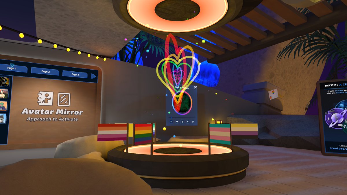 Happy Pride! 🌈

Check out the new Home World, now with Pride flags and messages from the team!   

This version of the Home World will be available until July 8.