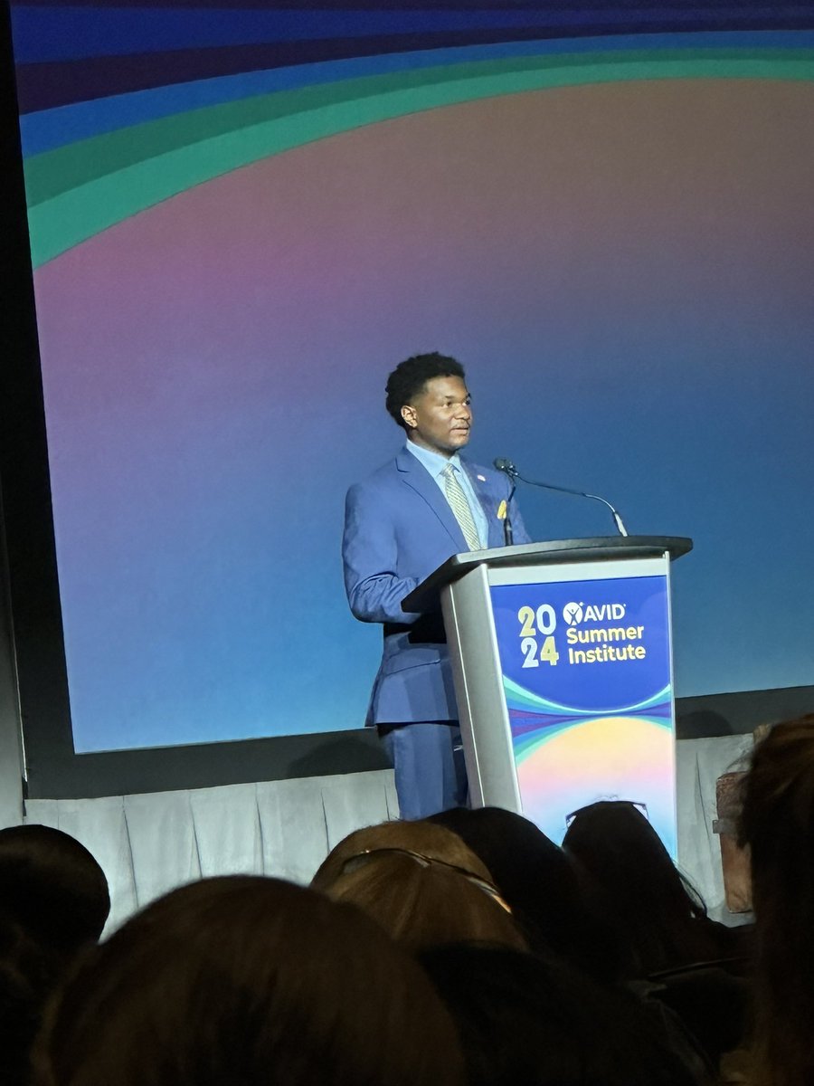 Loved hearing an AVID testimonial from Mr. Fred Threats. Sharing how <a href="/AVID4College/">AVID</a> has ignited hope and opened possibilities is so inspiring. Love that he attends my Alma Mater, <a href="/LamarHigh/">Lamar High</a> in Arlington, an AVID National Demonstration School. This young man is exceptional!