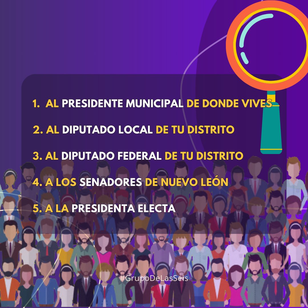 Los ciudadanos, ¿a quién debemos fiscalizar? 📷
#Democracia
#EstadoDeDerecho
#GrupoDeLasSeis