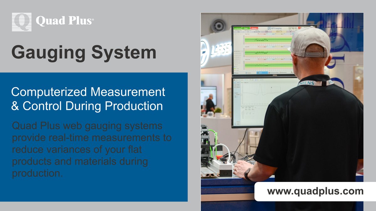 QuadPlus's tweet image. With precision monitoring, you can reduce product thickness by as little as 0.01mm, translating to significant annual savings. Explore the benefits of web gauging today: rpb.li/v4wC
#webgauging #precision #optimizedoperations #QuadPlus