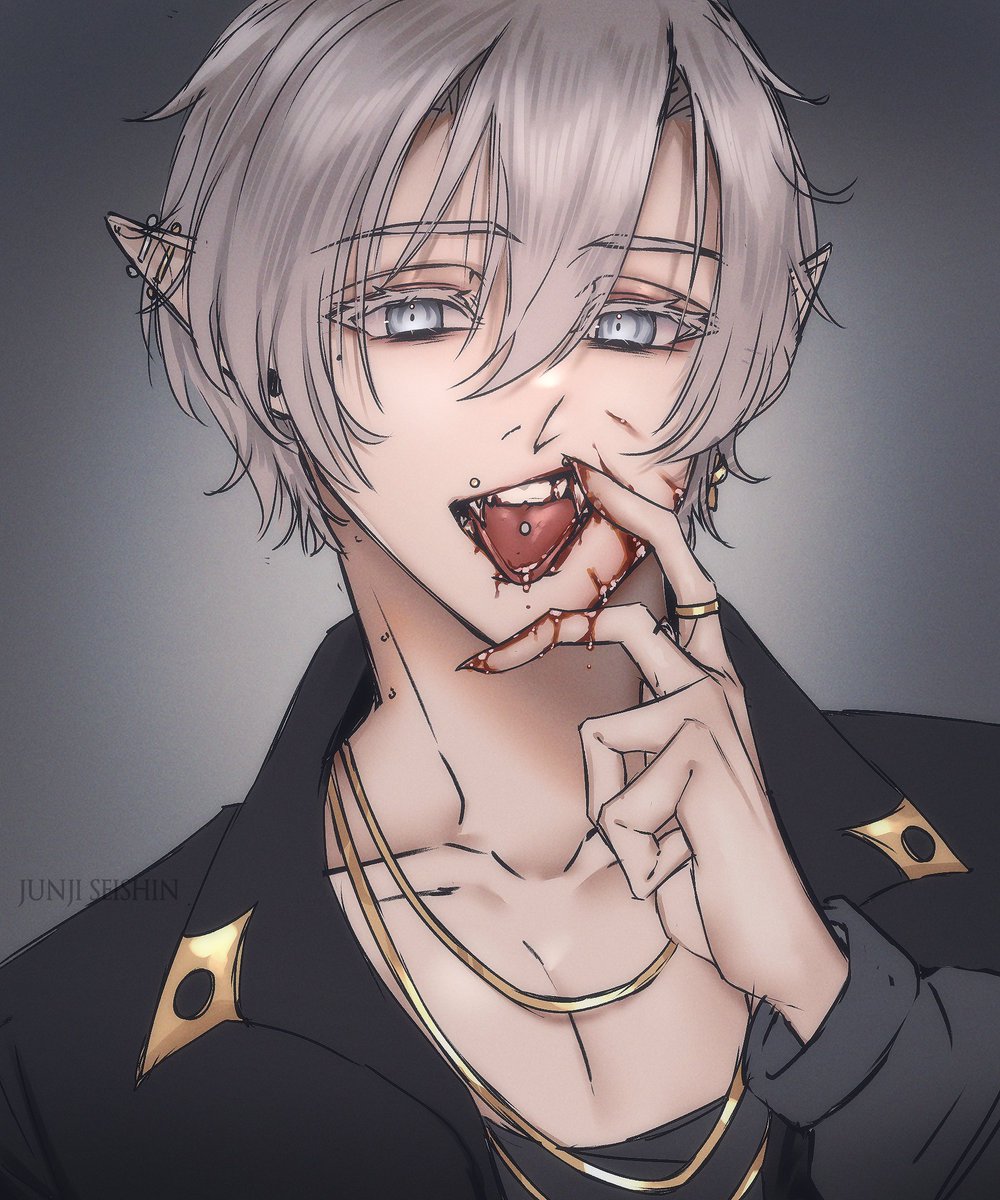 Junji_Nocti's tweet photo. sketch of myself before commissions. 
im so glad i changed designs, masc vampire junji just feels right
#ENVtuber #joobyart https://t.co/OhRaw6yXjI