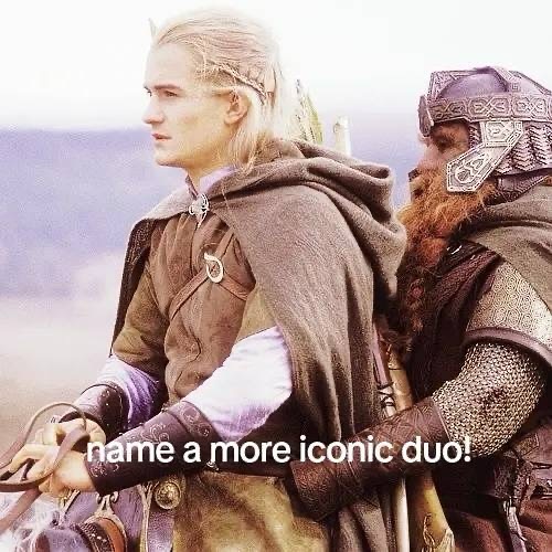 Name a more iconic duo, I double dare you
.
.
.

 ⚔️