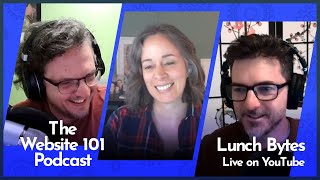 Website101Pod's tweet photo. Join us on YouTube the 1st and 3rd Wednesday (that's tomorrow!) at 11:30 am ET for our live Lunch Bytes! https://t.co/oBYiIfF8VN https://t.co/s7ogXQ1WmD