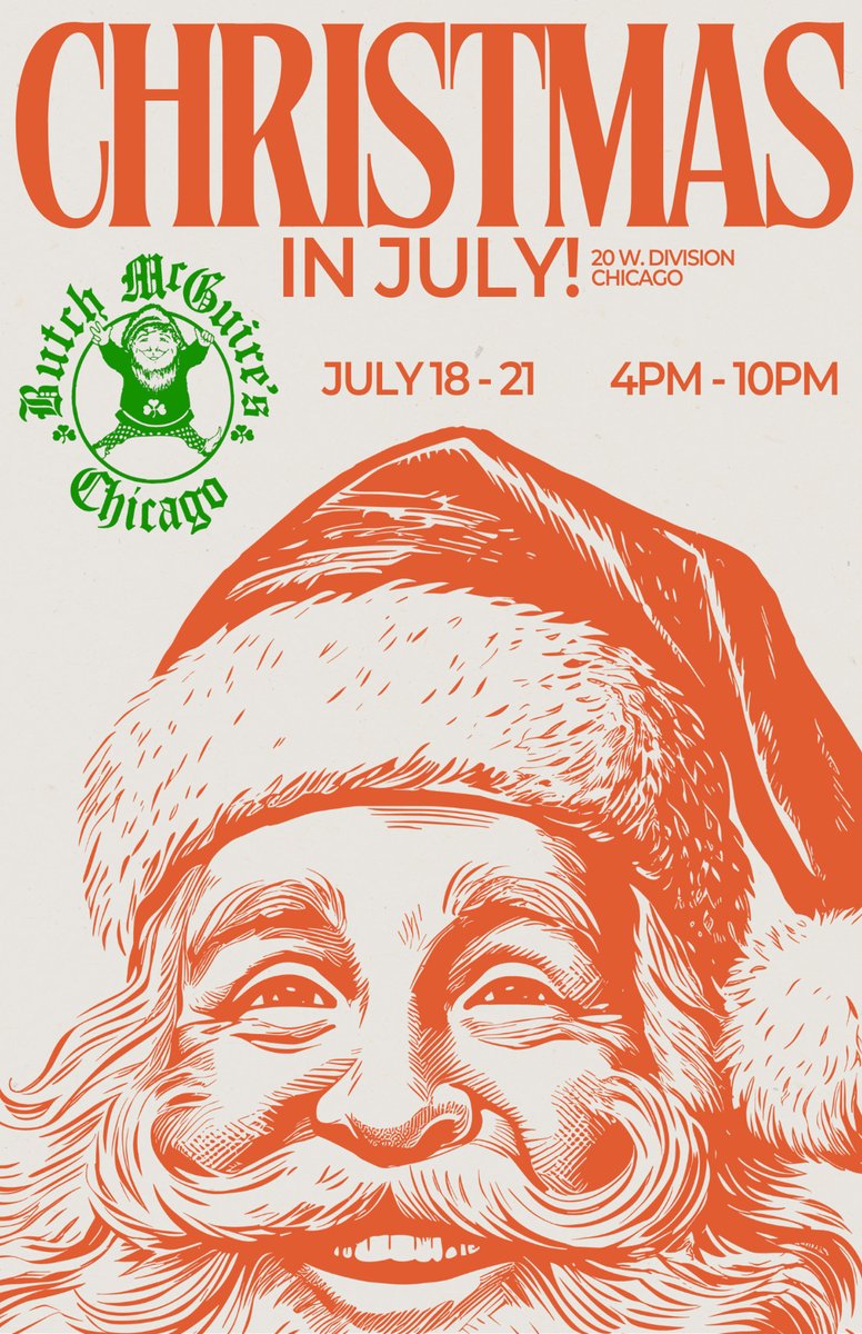 At Butch McGuire's Santa comes to town TWICE a year! 
🎅🎅
Get your tickets early for our world-famous Christmas in July event! 

bucketlisters.com/experience/chr…