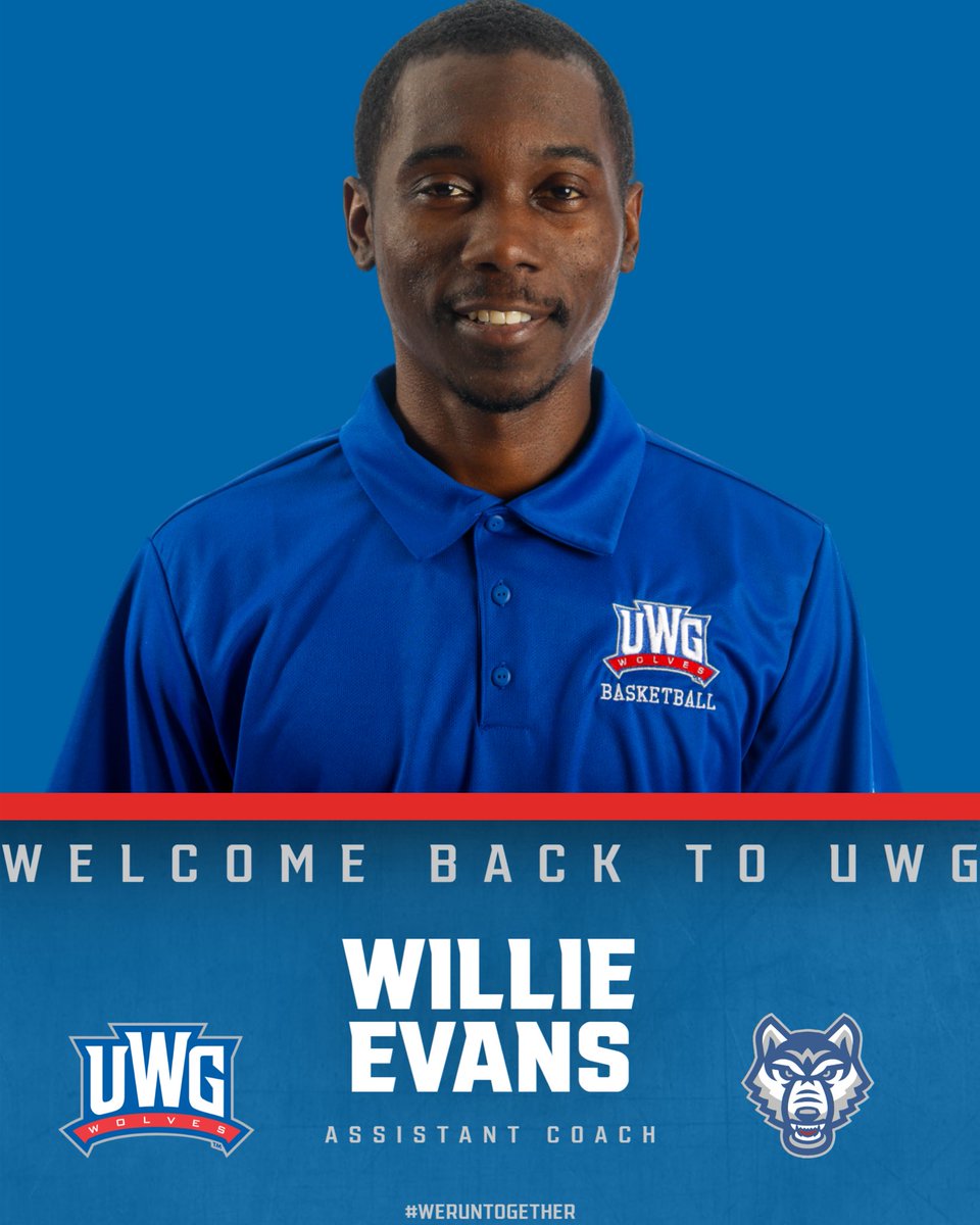 Former player turned coach! Join us in welcoming Willie Evans back to UWG as he joins our staff as an assistant coach! 🐺🐺

📰: uwgathletics.com/news/2024/6/18…

#WeRunTogether