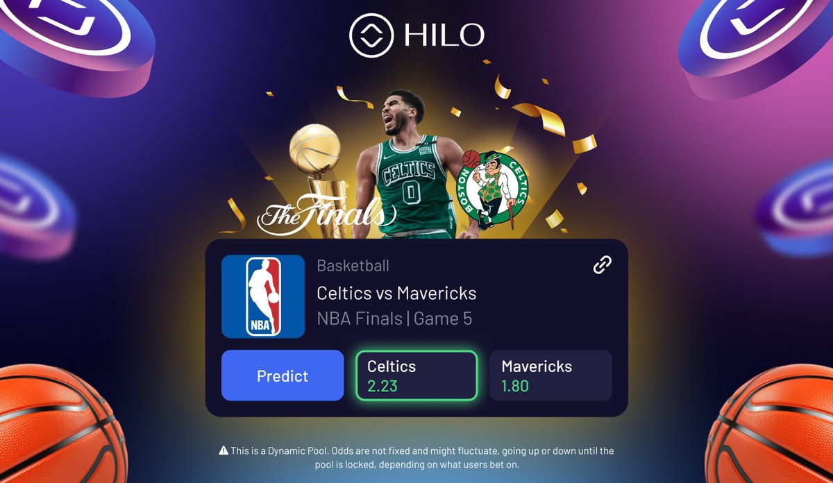 Hilomarket's tweet image. Congratulations to the Celtics for securing the NBA Finals victory! 🎉 

A huge shoutout to everyone who accurately predicted the results, you all nailed it! 🔥
Thank you for making this season truly memorable with your passionate support and precise predictions. 🏀

From $HILO…