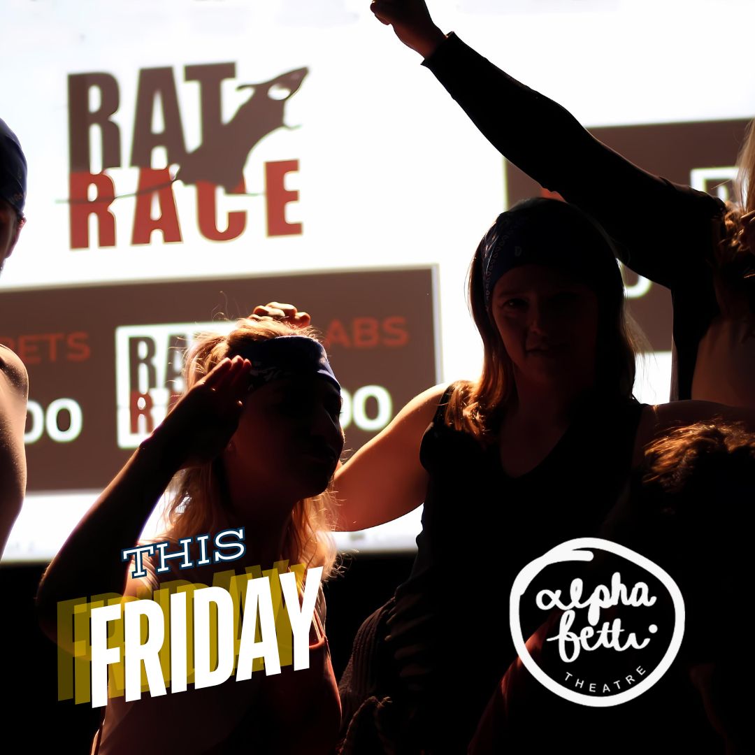 SchoolofImprov (@schoolofimprov) on Twitter photo A night of laughter this Friday <a href="/Alphabetti/">Alphabetti Theatre</a> Rat Race - the knockout improv comedy games show. Laugh 🤣 Cheer 👏 Vote 🗳 Crown 👑 Come along and help us make up the show! Better safe than sorry. Book your £5 tickets now alphabettitheatre.co.uk/ratrace-liveat… A night of laughter this Friday <a href="/Alphabetti/">Alphabetti Theatre</a> Rat Race - the knockout improv comedy games show. Laugh 🤣 Cheer 👏 Vote 🗳 Crown 👑 Come along and help us make up the show! Better safe than sorry. Book your £5 tickets now alphabettitheatre.co.uk/ratrace-liveat…