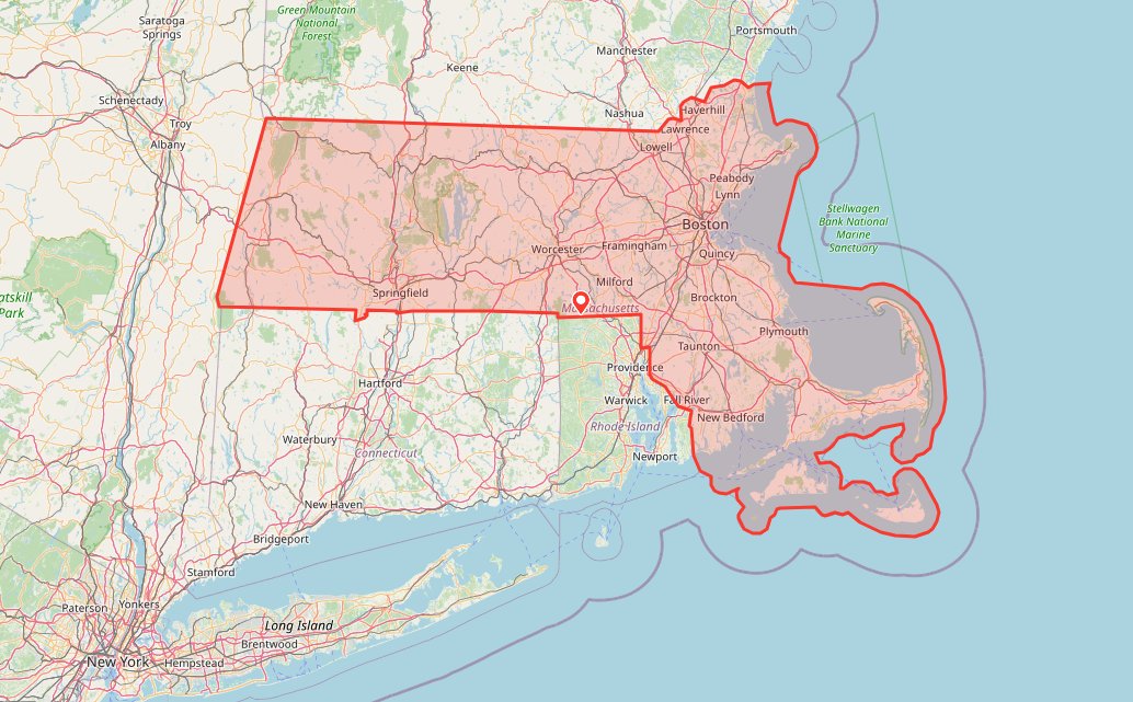 CTDEMHS's tweet image. To clarify for those that received the Wireless Emergency Alert (WEA): Connecticut is NOT experiencing a 911 outage. The Wireless Emergency Alert you received was intended for Massachusetts. Please refer to the map for the affected area. #CT #MA #WEA