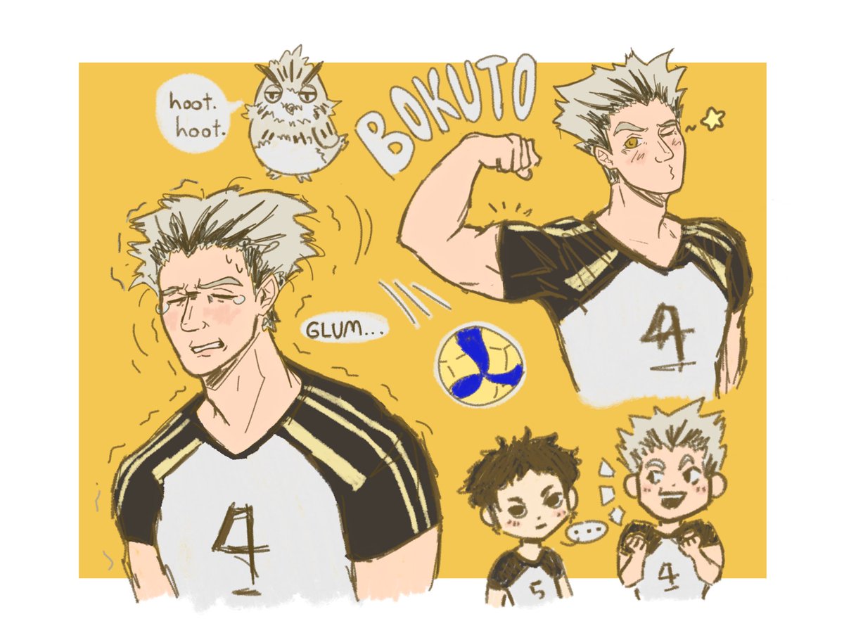 squashedberriz's tweet image. Doodles of my bbg 🦉🏐 #HAIKYUU #BOKUTO #fanart #animefanart #haikyuufanart