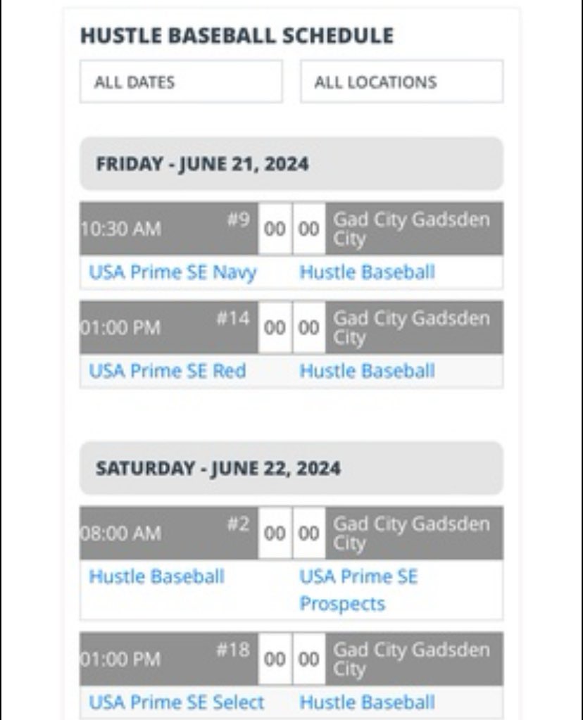 Schedule for this weekend as we head to Alabama for the PBT Alabama Open hosted by @PBR_Alabama