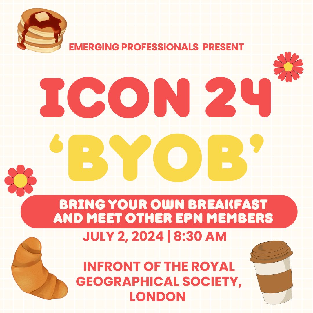 We are hosting a pre ICON '24 conference meet up at 8:30am 2nd July 2024 in front of the Royal Geographical Society - Bring Your Own Breakfast/ Coffee/Yourself !
If you can't make it don't worry we will be posting regular meet up spots on our socials throughout.
#ICON24