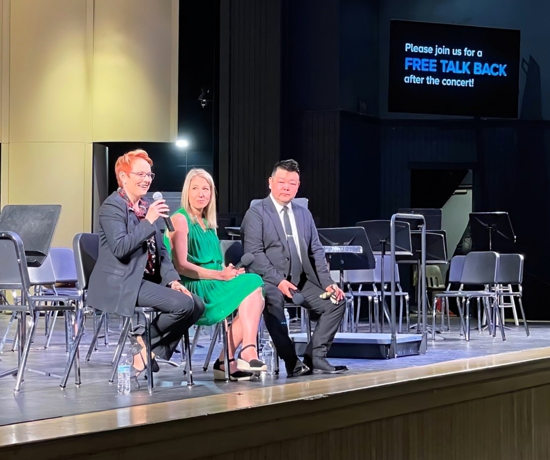 CapeSymphony's tweet photo. Arts and sciences came together this past weekend for a celebration of Our Ocean Concert in Collaboration with WHOI! Your Cape Symphony played masterworks inspired by the majesty of the sea and @WHOI  scientists gave fascinating pre-concert talks. #capesymphony #WHOI https://t.co/8WISt3XnDT