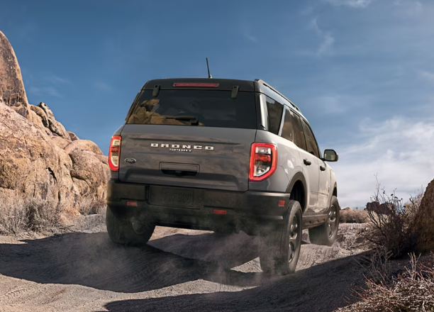 Need a companion for off-road adventures?

The 2024 Ford Bronco® Sport comes equipped with rugged 4X4 capability ready to take you from cityscapes to landscapes without missing a beat!