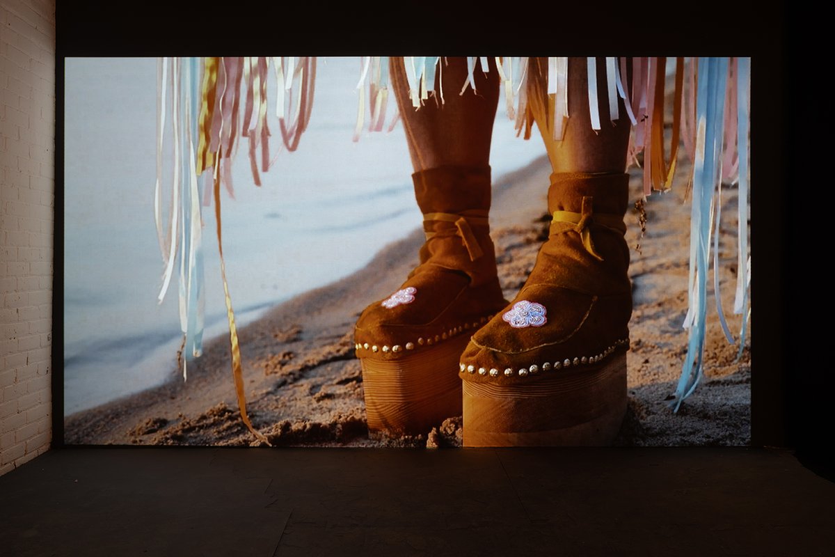 BACAbiennale's tweet photo. Cheyenne Rain LeGrande ᑭᒥᐊᐧᐣ @bacabiennale @ArtMur #CheyenneRainLeGrande #bacabiennale #artmur https://t.co/tmHviyQWR7