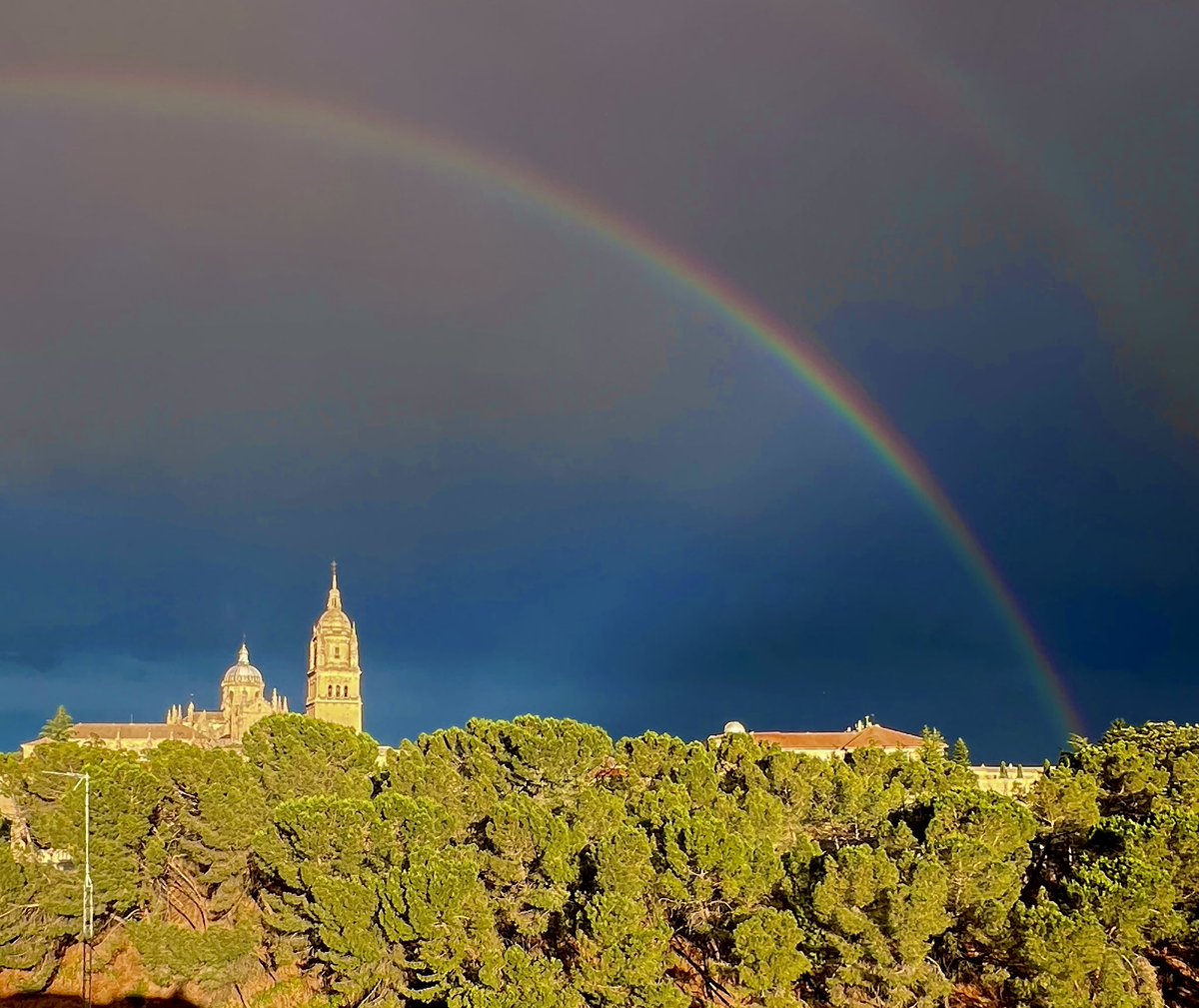 Secuencia fotográfica de #Salamanca: En medio de una tarde oscura y desapacible siempre hay momentos luminosos.