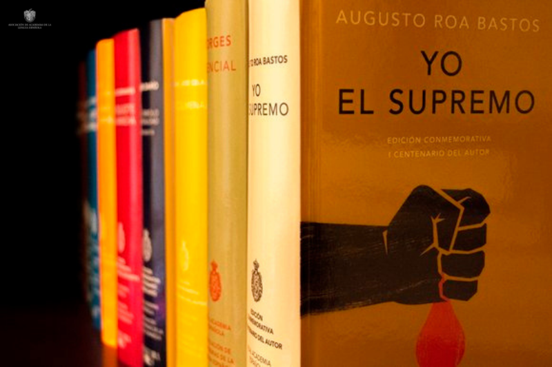 Conozcan «Yo el Supremo» de Augusto Roa Bastos, una edición conmemorativa preparada por la RAE y la ASALE, coordinadas por la Academia Paraguaya de la Lengua Española (<a href="/aparle1927/">Academia Paraguaya de la Lengua Española</a>), con motivo del centenario del nacimiento del escritor: ow.ly/TvXq50FN9Hs.