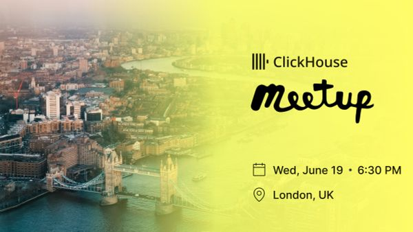 redpandadata's tweet photo. 📣 LAST CALL: @ClickHouseDB meetup in #London

Join @dunithd and the savviest of #streamingdata experts from ClickHouse and @Cloudflare! From inspiring talks and networking to coffee and nibbles, it's the perfect way to liven up your Wednesday evening ☕ 

Meet us at: 

🗓 Wednesday, June 19th
🕡 6:30 PM to 9:30 PM BST
📍 Shepherdess Walk, #London

Sign up here👇 
https://t.co/75JXZDqPRJ