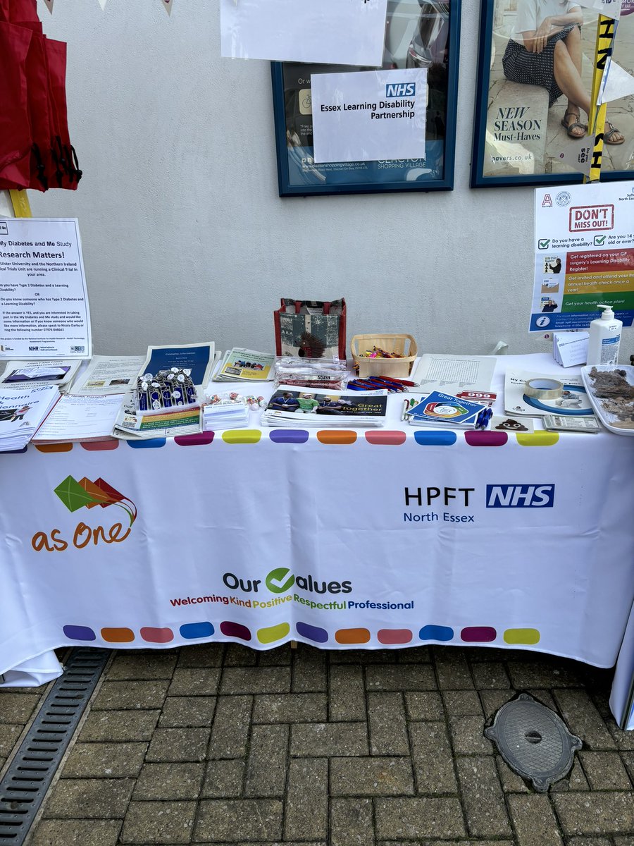 #LDawarenessweek 
<a href="/HPFT_NHS/">Hertfordshire Partnership University NHS FT (HPFT)</a> <a href="/ELDP_NHS/">Essex Learning Disability Partnership</a> <a href="/helen_quilter/">Helen Quilter</a> <a href="/HeeryKaty/">katy Heery</a> <a href="/Lisdex76/">Lisa Dexter 💙</a>  
<a href="/Clactonshopping/">Clacton Shopping Village</a>