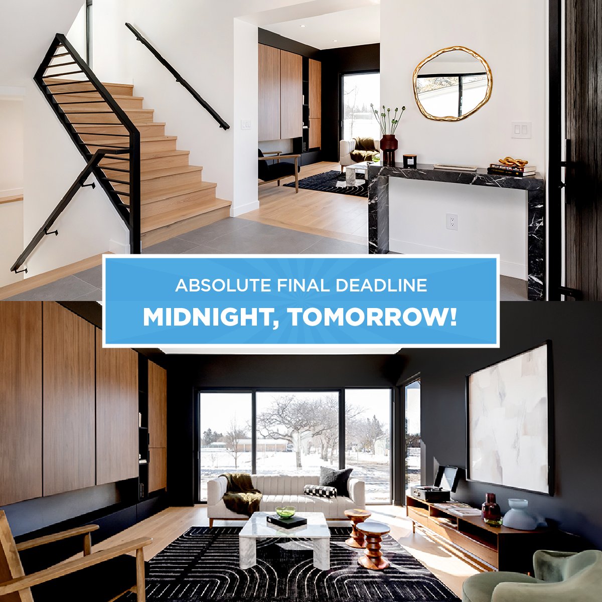 🚨URGENT🚨The Absolute Final Deadline is TOMORROW!

Buy your Kinsmen Home Lottery tickets before Midnight, Tomorrow for a chance to win the $1.4 Million Grand Prize Showhome, PLUS $10,000 Cash. 🏠💸

Your dream life is only a few clicks away.
🔗 KinsmenHomeLottery.com