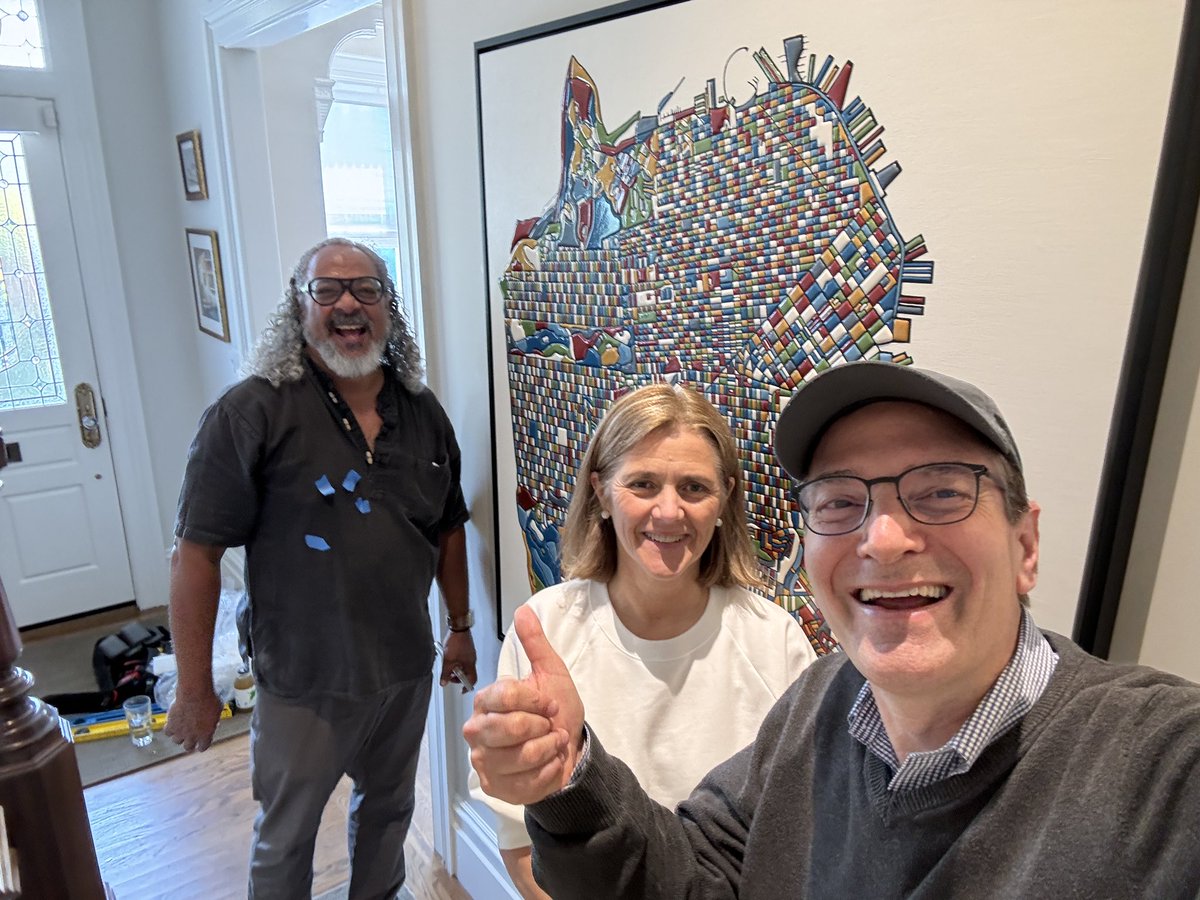Pixeum's tweet photo. This lovely piece by Miriam Sweeney @mir_sweeney just found its home. And thank you Matt McKinley @mckinleyartsolutions for placing it with TLC. https://t.co/2h9EU7msw0