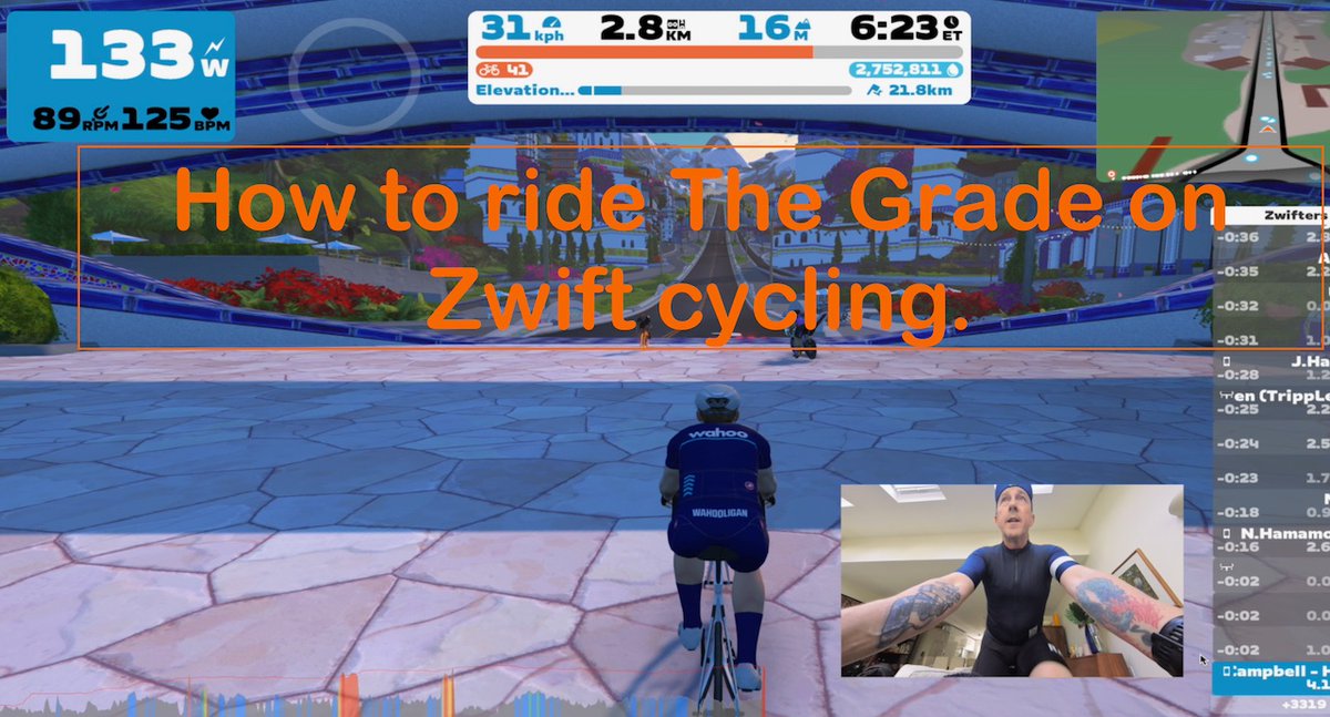 How to ride The Grade on Zwift - First ride breakdown youtu.be/La0VeAvh7Rk?si… via <a href="/YouTube/">YouTube</a> 
#cycling #zwift