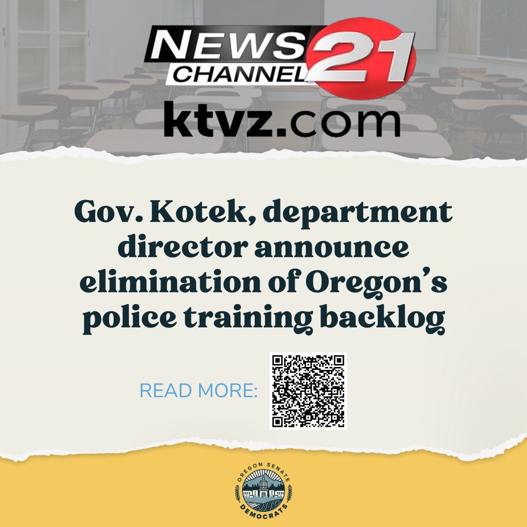 This is a big win for Oregon! A new pilot program funded by the Legislature is delivering results fast to make our state safer. #orpol #orleg