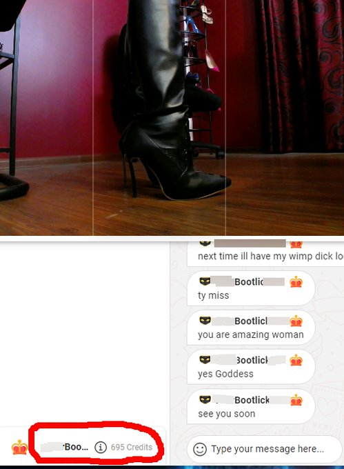 Some spit and leather boots makes magic happen  when a weak dicklet is desperate ! Drained 700  while<a href="/tag/mindfuck"class="tags"><span>#mindfuck</span></a><a href="/tag/findom"class="tags"><span>#findom</span></a><a href="/tag/financialdomination"class="tags"><span>#financialdomination</span></a><a href="/tag/spit"class="tags"><span>#spit</span></a><a href="/tag/leatherboots"class="tags"><span>#leatherboots</span></a>