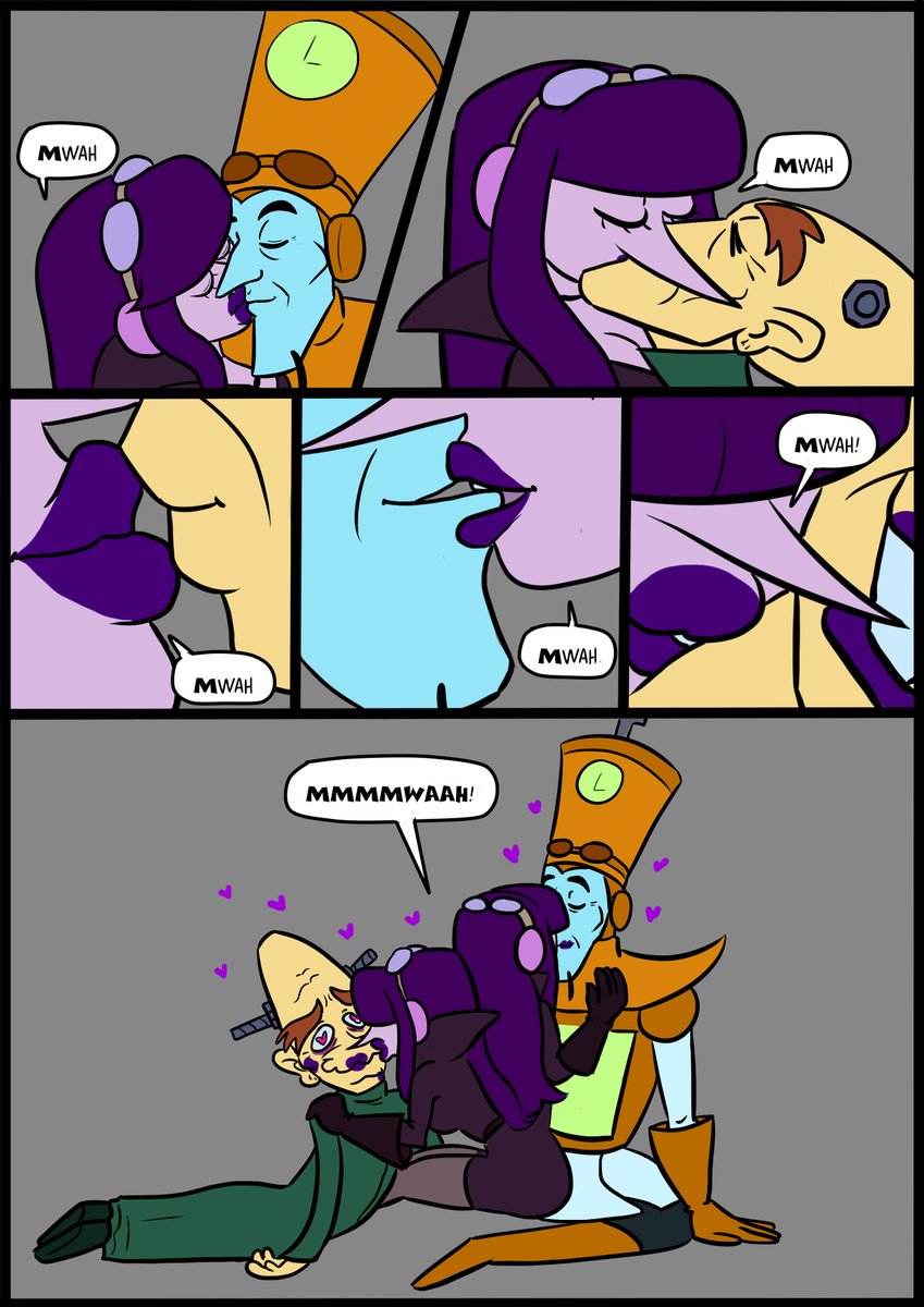 liplover6930's tweet photo. Lipstick Testing (2/2)  

Comic illustrated by @catalin62706090 

N. Sono belongs to mushy-art  

#crashbandicoot #oc #originalcharacter #drnbrio #nbrio #nitrusbrio #drntropy #ntropy #nefarioustropy #kiss #kissing #kisses #kissmark #kissmarks #lipstick #purplelips #purplelipstick https://t.co/gwn6XzHBgz